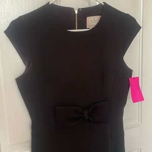 Kate Spade black Bow A-line knee-length dress